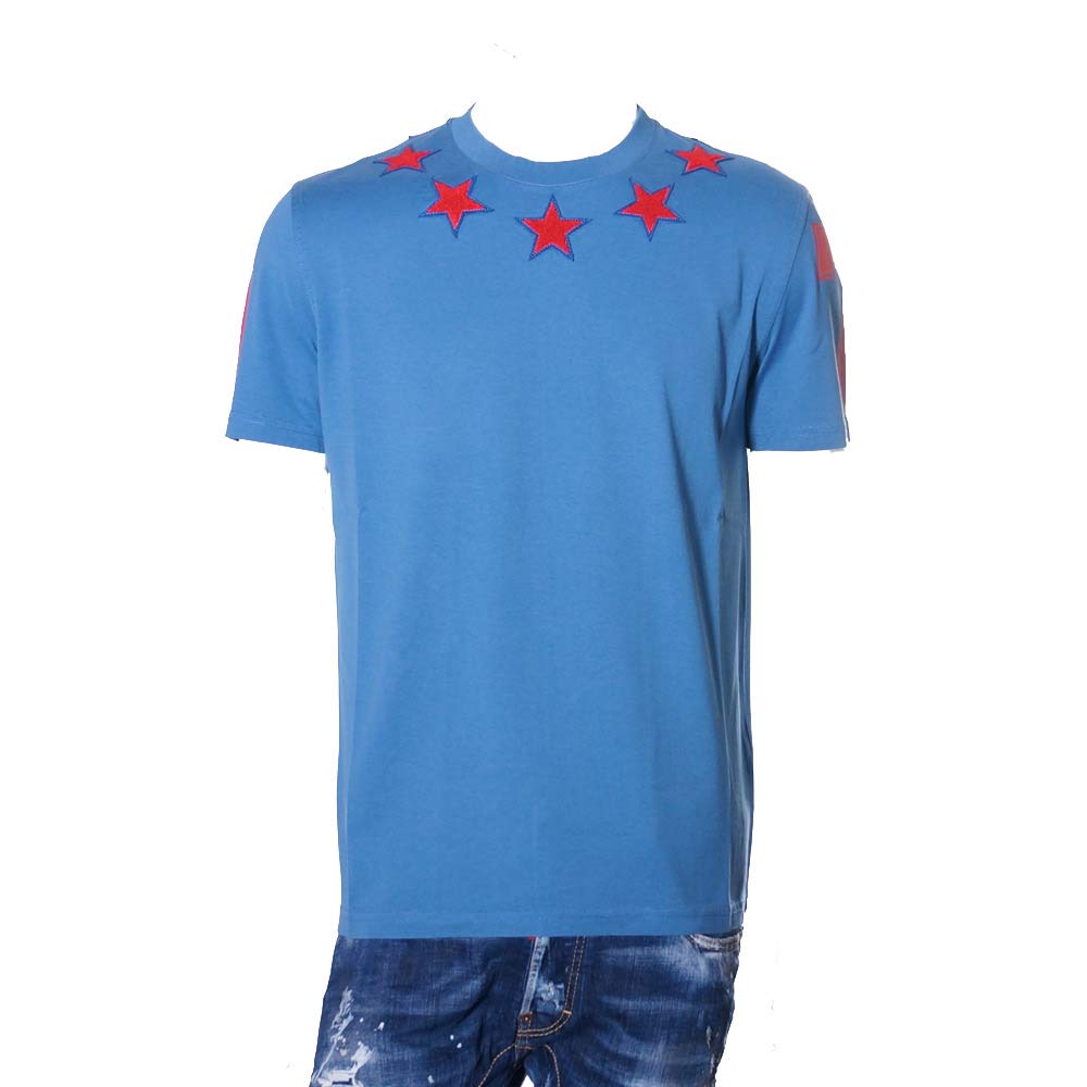 ジバンシー　Tシャツ GIVENCHY ジバンシー 半袖Tシャツ スタープリント 17S 7346 651